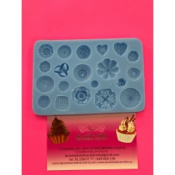 MOLDE SILICONA 20 BOTONES