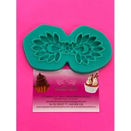 MOLDE SILICONA BROCHE DE JOYAS