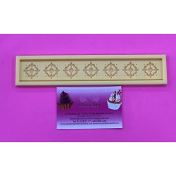 MOLDE SILICONA CENEFA BORDE FLOR DE LIS
