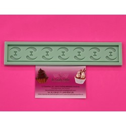 MOLDE SILICONA CENEFA GOTAS Y PILARES