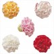 PACK 5 FLORES CLAVELES AZUCAR COLORES 3.5 CM DEKORA