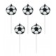 SET 5 VELAS BALON FUTBOL PLANAS