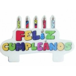 VELA FELIZ CUMPLEAÑOS CON VELAS