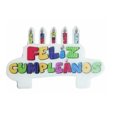 VELA FELIZ CUMPLEAÑOS CON VELAS