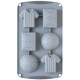 MOLDE SILICONA 6 CAVIDADES MINI TARTAS FUTBOL DECORA