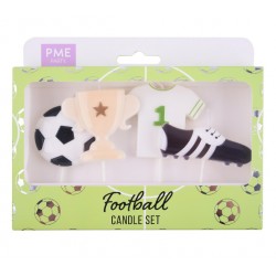 SET 4 VELAS 2D GIGANTES FUTBOL PME