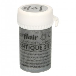 COLORANTE ANTIQUE SILVER SUGARFLAIR 25 GR