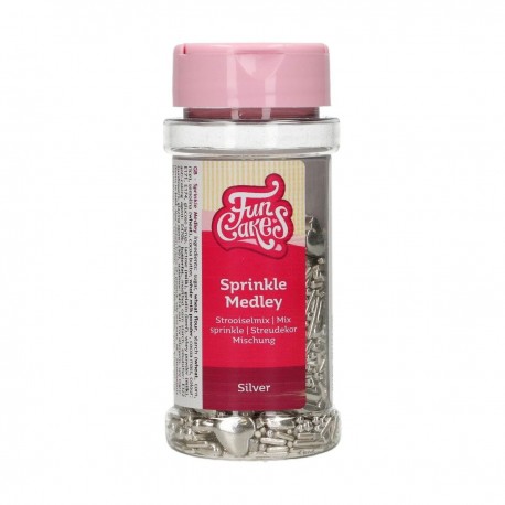 SPRINKLES MEDLEY PLATA SILVER 65 GR FUNCAKES