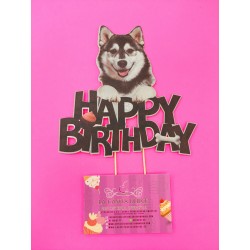 TOPPER HAPPY BIRTHDAY PERRO CARTON