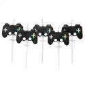 SET 5 VELAS MANDO JOYSTICK GAMER