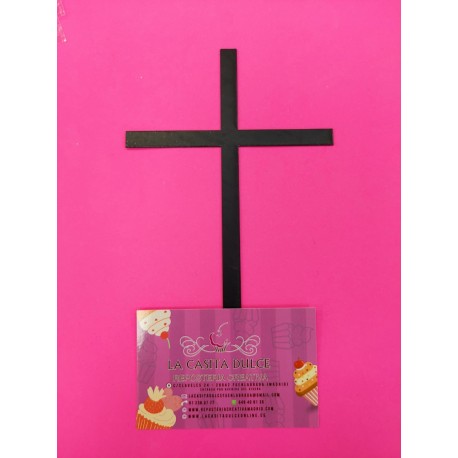 TOPPER CRUZ NEGRA PLANO