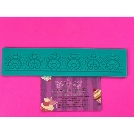 MOLDE SILICONA ENCAJE CENEFA REDONDEADA