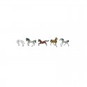 SET 6 FIGURAS PVC CABALLOS 7 CM
