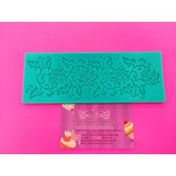 MOLDE ENCAJE FILIGRANA CENEFA FLORES SILVESTRES