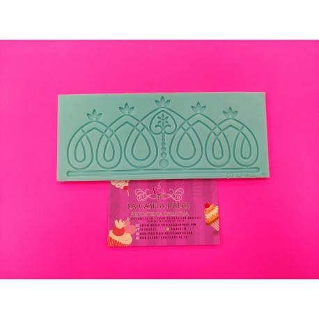 MOLDE ENCAJE FILIGRANA CORONA