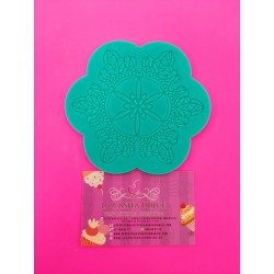 MOLDE ENCAJE FLOR MANDHALA WIND ROSE