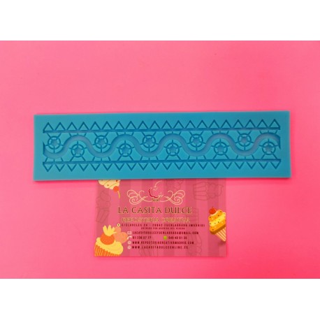 MOLDE ENCAJE CENEFA TUBE POINTS