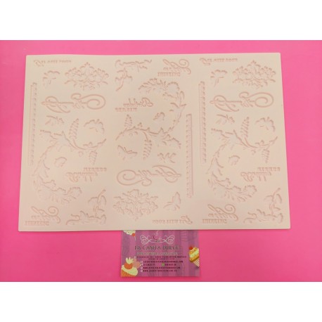 MANTEL SILICONA MARCADOR Y FORMAS BIRTHDAY WISHES