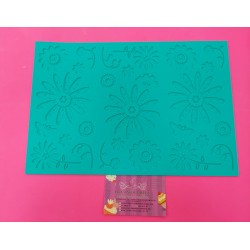 MANTEL SILICONA MARCADOR Y FORMAS FLORES Y MARIPOSAS