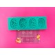 MOLDE SILICONA 4 CAMAFEOS FLORES