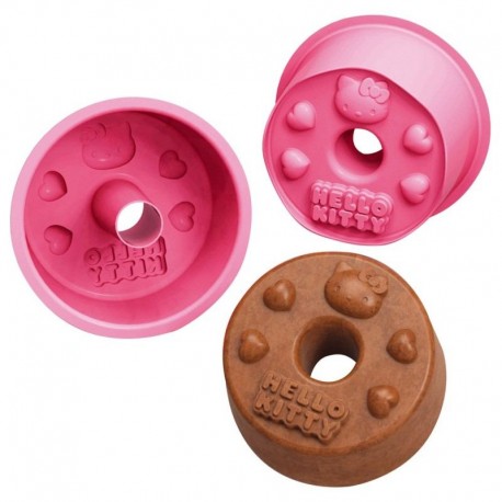 MOLDE SILICONA REDONDO HELLO KITTY PEQUEÑO 13 CM