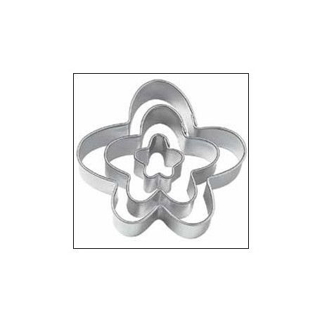 SET 3 CORTADORES FUNNY FLOWER