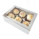 CAJA 6 CUP CAKES PLATA ESPEJO