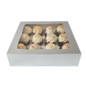 CAJA 12 CUP CAKES PLATA ESPEJO