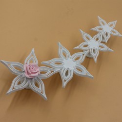 SET 4 MARCADORES FLOR ESTRELLA