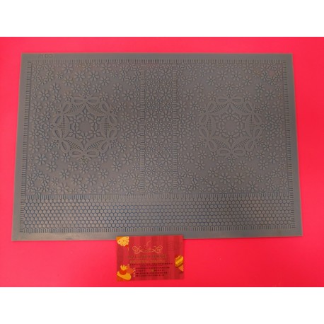 MANTEL SILICONA ENCAJE CUADRO MANDHALA