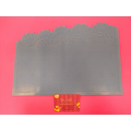 MANTEL SILICONA ENCAJE LAZO DEGRADADO