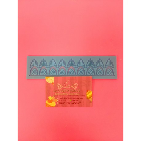 MOLDE ENCAJE CENEFA TUBE PINEAPPLE