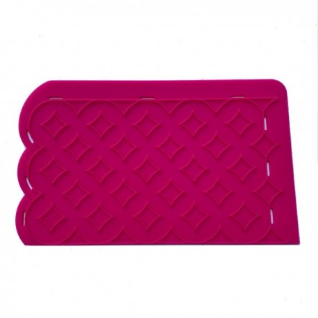 TEXTURIZADOR SILICONA CIRCULOS CON ROMBO