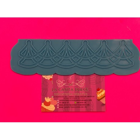 MOLDE CENEFA TIRAS COLGANTES