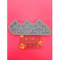 MOLDE SILICONA CENEFA FLOR DE LIS