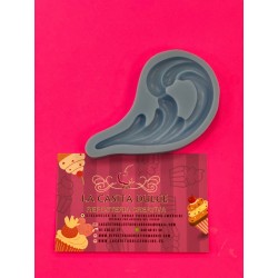 MOLDE SILICONA FILIGRANA WAVE