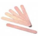 50 PALITOS PLANOS ANCHOS PARA HELADOS NATURAL 11.4 CM