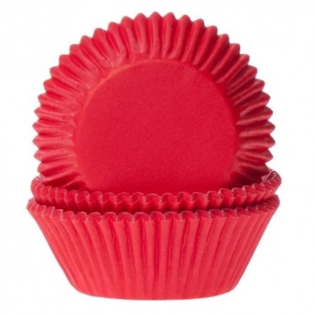 50 CAPSULAS CUPCAKE ROJAS RED VELVET HOUSE OF MARIE