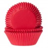 50 CAPSULAS CUPCAKE ROJAS RED VELVET HOUSE OF MARIE