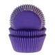 50 CAPSULAS CUPCAKE MORADAS PURPURA HOUSE OF MARIE