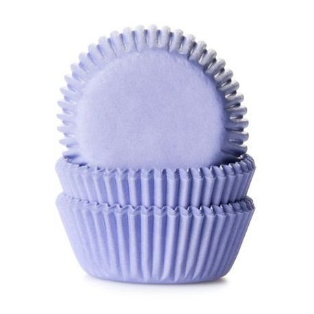 60 MINI CAPSULAS MINI CUPCAKE LILA HOUSE OF MARIE