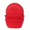 60 MINI CAPSULAS MINI CUPCAKE ROJO RED VELVET HOUSE OF MARIE