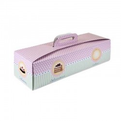 CAJA TRONCO O BRAZO DE GITANO ROSA Y AZUL 38 X 13 X 10 CM