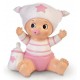 FIGURA BAUTIZO NIÑA BEBE CON BIBERON HUCHA
