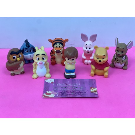 SET 8 FIGURAS WINNIE THE POOH CUTE