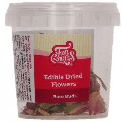 FLORES NATURALES COMESTIBLES ROSE BUDS FUNCAKES