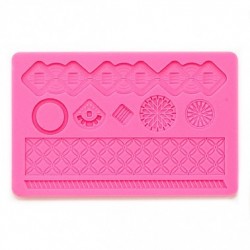 PLACA SILICONA ROSETONES