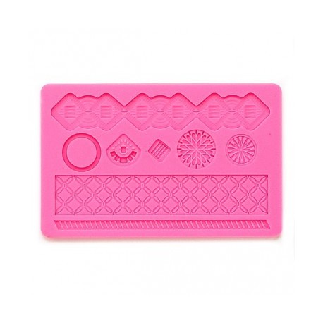 PLACA SILICONA ROSETONES