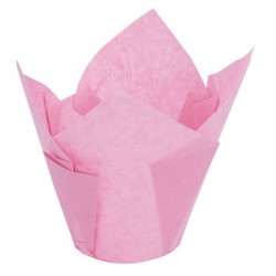 CAPSULAS MUFFINS ROSAS