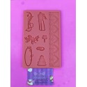 MOLDE SILICONA PLACA BODA